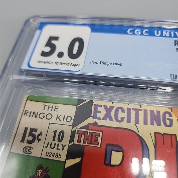 Ringo Kid Marvel Early Bronze Age Western 1970s CGC 5 Herb Trimpe Cover - Picture 4 of 8